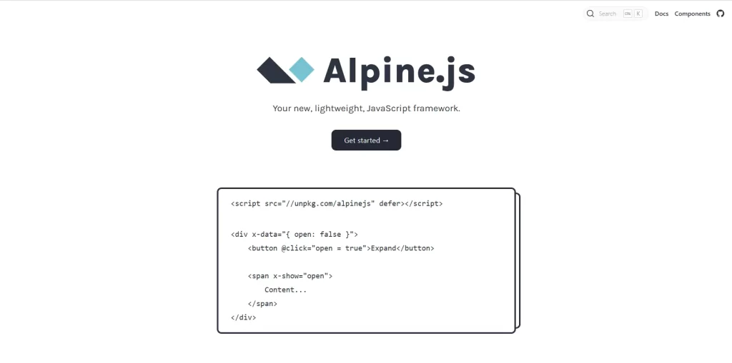 آموزش Alpine.js: فریمورکی کوچک، قدرتمند و ساده برای تعاملیتر کردن وبسایتها