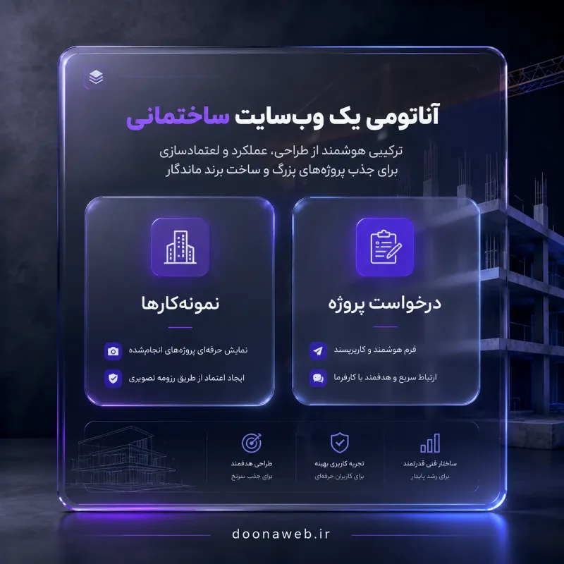 طراحی سایت شرکت ساختمانی و عمرانی؛ ویترین حرفهای برای نمایش قدرت و اعتبار پروژهها 3 مزایای استراتژیک طراحی سایت شرکت ساختمانی و عمرانی
